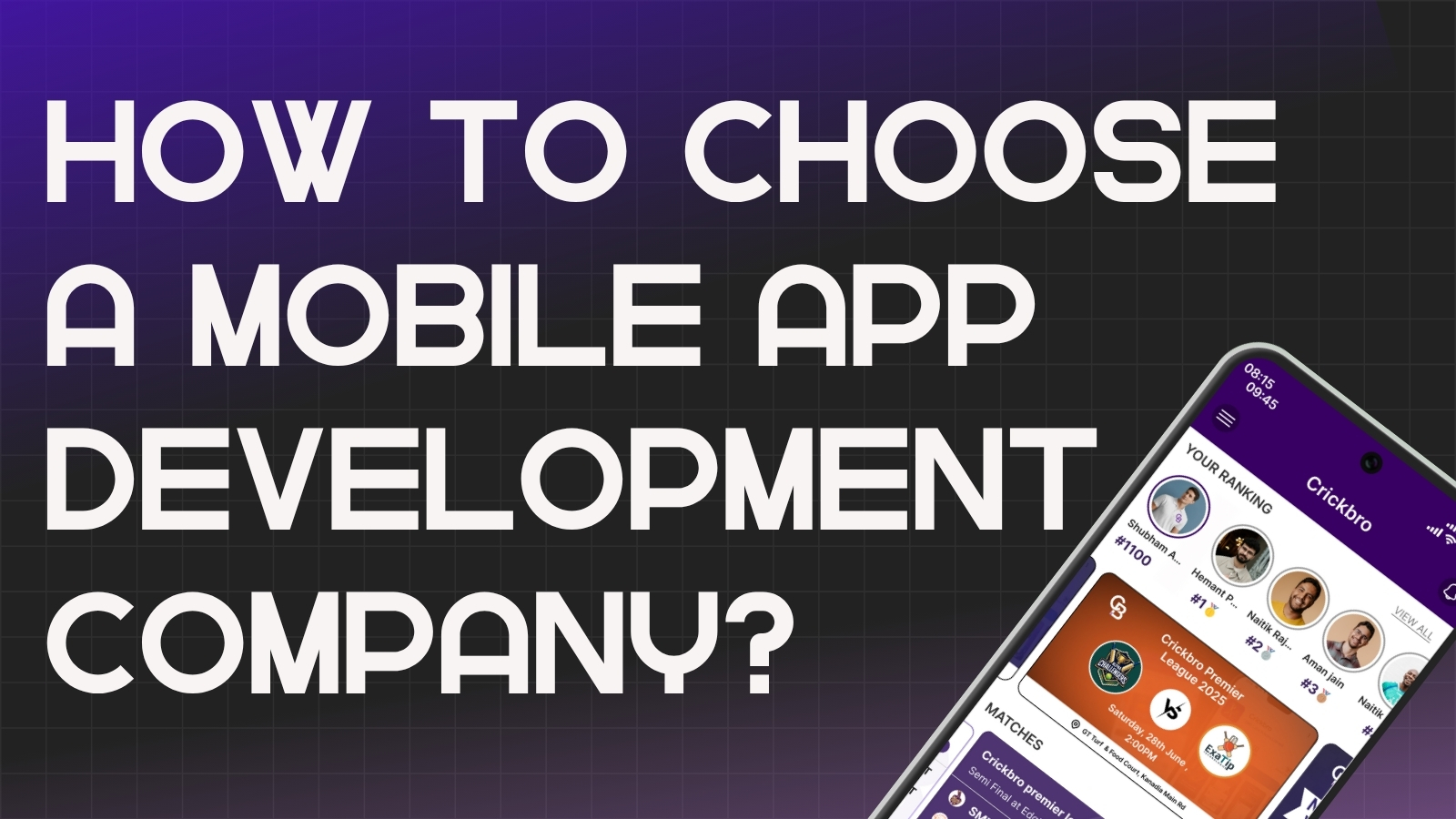 How to choose a mobile app development company